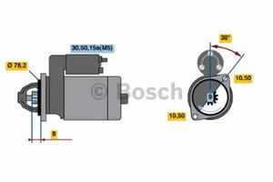 Фото Стартер Bosch 0 001 108 019