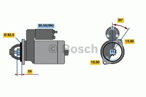 Фото Стартер Bosch 0 001 362 035