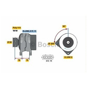 Фото Генератор Bosch 0 123 325 010