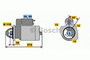 Фото Стартер Bosch 0 001 218 167