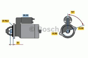 Фото Стартер Bosch 0 986 010 340