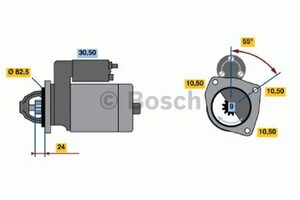 Фото Стартер Bosch 0 986 010 190