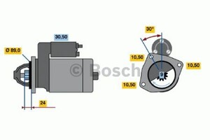 Фото Стартер Bosch 0 986 011 030