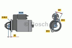 Фото Стартер Bosch 0 986 013 150