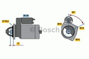 Фото Стартер Bosch 0 986 015 270