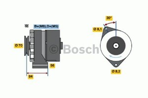 Фото Генератор Bosch 0 986 035 841