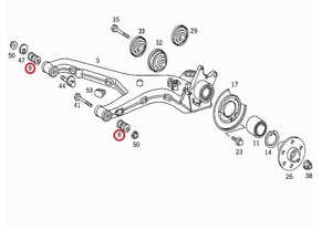 Фото Підвіска, важіль незалежної підвіски колеса Mercedes A 638 352 06 50