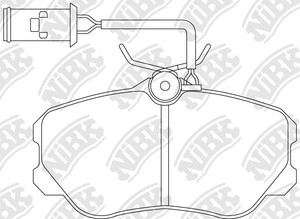 Фото Гальмівні колодки NiBK PN0262