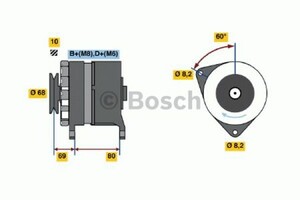 Фото Генератор Bosch 0 986 038 130