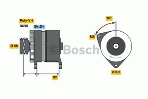 Фото Генератор Bosch 0 986 037 040