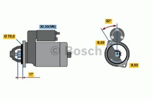 Фото Стартер Bosch 0 986 018 571