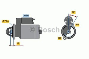 Фото Стартер Bosch 0 986 022 151