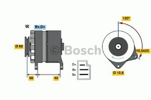 Фото Генератор Bosch 0 986 034 630