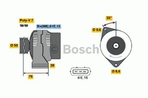 Фото Генератор Bosch 0 986 040 310