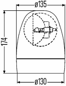 Фото Пробесковый маячок Behr Hella Service 2RL 007 337-057