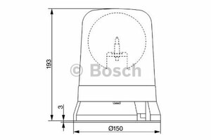 Фото Пробесковый маячок Bosch 7 782 324 011