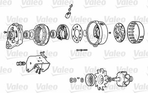 Фото Регулятор генератора Valeo A13R43L