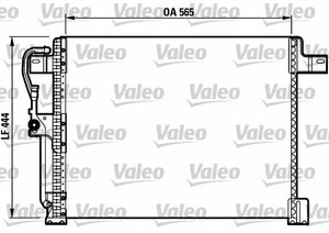 Фото Конденсатор, кондиціонер Valeo 817023