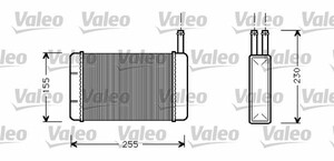 Фото Теплообмінник, отоплення салону Valeo 812057