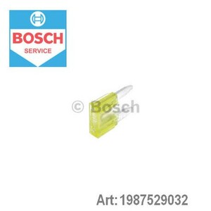 Фото Запобіжник 20А (міні, з плоскими контактами) Bosch 1 987 529 032