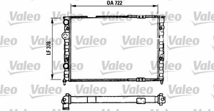 Фото Радіатор, охолодження двигуна Valeo 730971