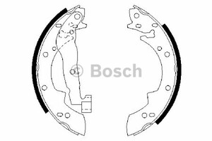 Фото Колодки гальмівні барабанні, комплект Bosch 0 986 487 076