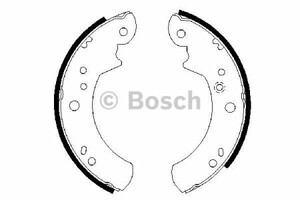 Фото Комплект гальмівних колодок Bosch 0 986 487 328