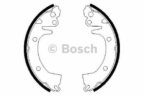 Фото Комплект гальмівних колодок Bosch 0 986 487 462