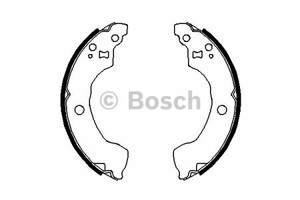 Фото Комплект гальмівних колодок Bosch 0 986 487 691