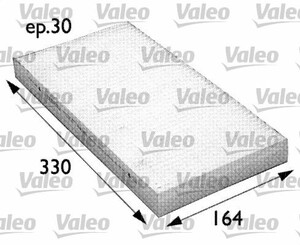 Фото Фільтр повітря у внутрішньому просторі Valeo 698726