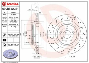 Фото Автозапчасть Brembo 09.B842.21