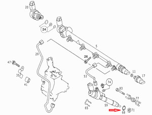 Фото Уплотнительное кольцо Mercedes A 028 997 26 48