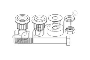 Фото Ремкомплект, направляющий рычаг Topran 400 086 755