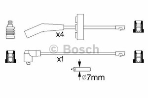 Фото Комплект дротів запалювання Bosch 0 986 356 835