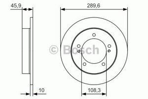 Фото Гальмівний диск Bosch 0 986 479 B09