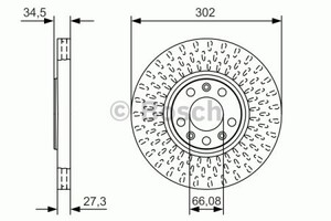 Фото Гальмівний диск Bosch 0 986 479 A88