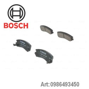 Фото Комплект гальмівних колодок, дискове гальмо Bosch 0 986 493 450