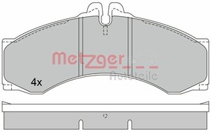 Фото Гальмівні колодки Metzger 1170400