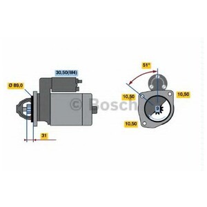 Фото Стартер Bosch 0 001 231 005