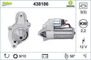 Фото Стартер Valeo 438186