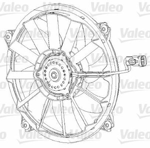 Фото Вентилятор, охолодження двигуна Valeo 696091