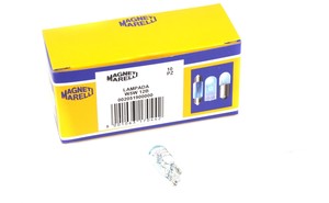 Фото Автолампа W5W 12V 5W W2.1x9.5d Standard (без цоколя) Magneti Marelli 002051900000