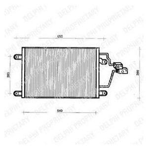 Фото Конденсатор, кондиціонер Delphi TSP0225200