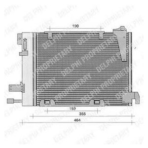 Фото DELPHI OPEL радіатор кондиціонера Astra G, Zafira A Delphi TSP0225221