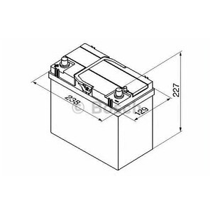 Фото Акумуляторна батарея 45А Bosch 0 092 S40 230