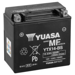 Фото Стартерная аккумуляторная батарея YUASA YTX14-BS