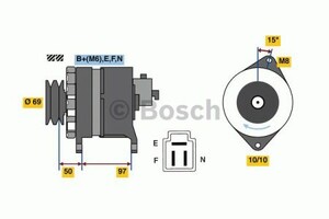 Фото Генератор Bosch 0 986 036 311