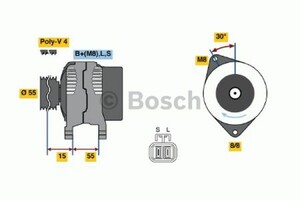 Фото Генератор Bosch 0 986 049 191