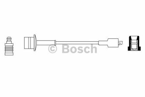 Фото Провод зажигания Bosch 0 986 356 184