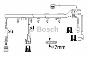 Фото Комплект дротів запалювання Bosch 0 986 356 327